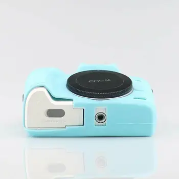 Minkšto Silikono Odos Šarvai DSLR Fotoaparato Body Atveju maišelis Raštas dangtelis Canon EOS M50