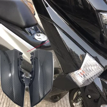 Motociklo Priekyje Padengti Plastiko Pertvara Dekoratyvinis Dangtelis Anglies Pluošto Modelis už Yamaha Nmax155 Nmax 155 2016 - 2019