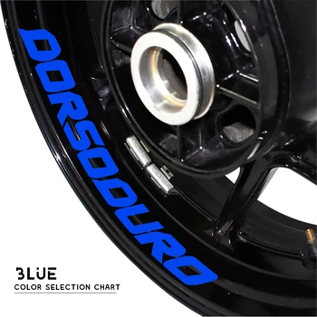 Motociklo rato logotipo lipdukas atspindintis moto ratlankio padanga reikmenys, dekoratyviniai lipdukai APRILIA DORSODURO