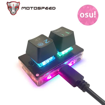 Motospeed K2 Naują Klaviatūrą Profesinės OSU Žaidimų Klaviatūros Hot Swap Mechaninė Klaviatūra Su RGB Apšvietimas Nuimamas Keycap