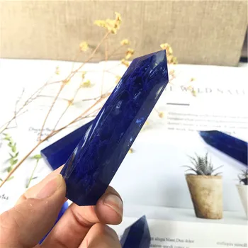 Mėlyna Lydymo Lazdelė Taško Kvarco Kristalai Gydymo Reiki Brangakmenių Feng Shui Namų Apdailos Akmenys