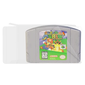 N64 Kasetė Raštas Langelį Nintendo 64 Žaidimų Tvirtos Plastikinės vitrinos