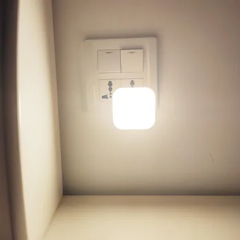 Naktį Šviesos Su ES Plug Smart Judesio Jutiklis LED Tualetas Lempos Namo Laiptinės Spinta Eilėje WC, Naktiniai staleliai, Lempa Prieškambario Kelias A1