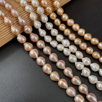 Natūralių Perlų Karoliukus, 8-10mm Gėlavandenių Perlų Baroko Prarasti Karoliukai Netaisyklingos Formos Perlų Karoliukus, 