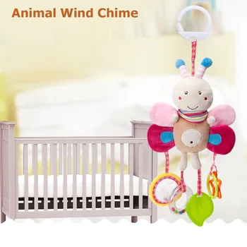 Naujagimio Prabangus Vežimėlis Žaislai, Kūdikių Barškučių Mobiliųjų Telefonų Animacinių Filmų Gyvūnų Kabo Varpas Švietimo Žaislai 0-12 Mėnesių Speelgoed