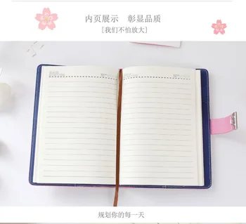 Naujas Asmeninis dienoraštis su užrakto kodą Odos Sąsiuvinis knyga 100 lapų A5 Notepad Produktai, kanceliarinės prekės biuro shool Prekių dovana