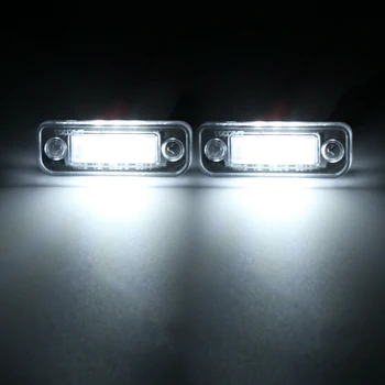 Naujas LED Licenciją Plokštelės Šviesos Klaidų Mercedes Benz W203 5D W211 W219 R171 LED Licencijos numerio ženklo apšvietimo Žibintas