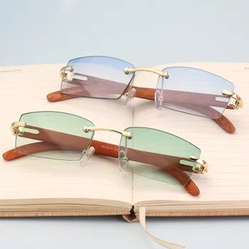 Naujas mados akiniai nuo saulės vyrams ultra-aišku taškus akiniai nuo saulės vandenyno diamond apipjaustymas tendencija