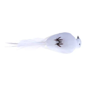 Naujas Modeliavimo Baltos Mažai Baltas Paukštis Mažai Balti Balandžiai Mažai Paukščių Šaldytuvas Magnetas Apdailos Putų Plunksnų Paukštis