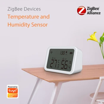 NEO Tuya ZigBee Smart Home Temperatūros Ir Drėgmės Jutiklis Veikia Su 