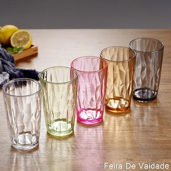 Neperleidžiama Geriamieji Vandens Stiklinę Sulčių Stiklines Geriamojo Arbata 210-500 Ml Skaidraus, Virtuvė, Valgomasis, Baras Drinkware