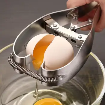 Nešiojamų Kiaušinio Lukšto Jungiklis Nerūdijančio Plieno Kiaušinių Spragilas Daugiafunkcį Kiaušinių Cutter Virtuvės Reikmenys Greitai Kiaušinių Striptizo Įtaisą Įrankis