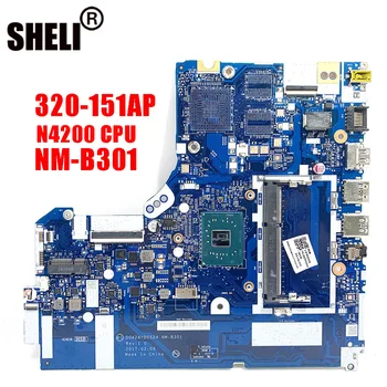 NM-B301 Lenovo 320-15IAP nešiojamojo kompiuterio motininė plokštė DG424 DG524 NM-B301 plokštė CPU N4200 DDR3 bandymo darbai