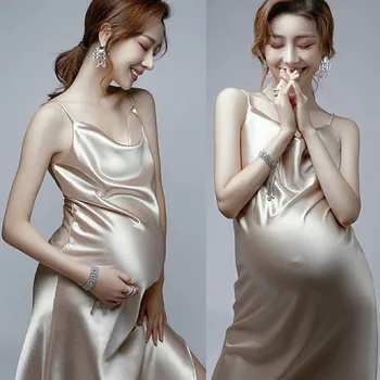 Nėštumo Dress Motinystės Suknelė angokraščių Seksualus Drabužiai Moterims Nėščioms Fotografijos Dress Motinystės Suknelės fotosesiją