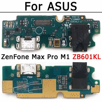 Originalus Mokestis Valdybos ASUS ZenFone Max Pro M1 ZB601KL Įkrovimo lizdas Skardos Juostelės Lizdas Flex Kabelis Usb Jungtis Atsarginės Dalys