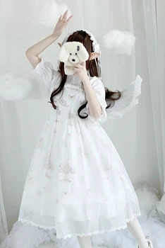 Originalus Originali Japonų Stiliaus Dienos Mergina Pasakos Saldus Pasakų JSK Suspender Suknelė Lolita Dress fairy kei lolita dress