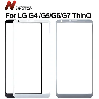 Originalus Touch screen Skydelis LG G4 G5 G6 G7 Priekinio Stiklo Išorinio Stiklo ekranas, Pultas, Skirtas 