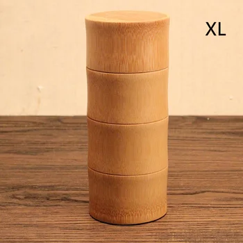 Patvarus Bambuko Portable Home Jar Filtras Bekvapiai Organizatorius Kelionių Antspaudas Arbatos Konteinerių Praktinių Saugojimo Butelis Su Dangteliu