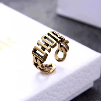 Perlų Žiedas retro šalis žiedas Steampunk multi-layer žiedas prabangos prekės juvelyrikos dizaineris moterims