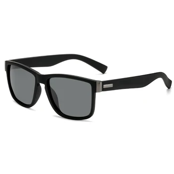 Prekės ženklo Dizainas Vyrų Poliarizuoti Akiniai nuo saulės Vyrų Kvadratinių Vairavimo Saulės Akiniai Vintage Veidrodis Danga Sunglass UV400 Atspalvių oculos de sol