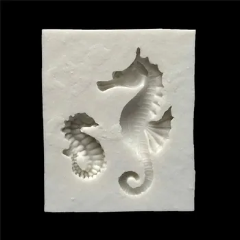 Pyragas Įrankiai Jūros Arklių Seahorse Pelėsių Silikono Formos Tortas Minkštas Dekoravimo Priemonė 