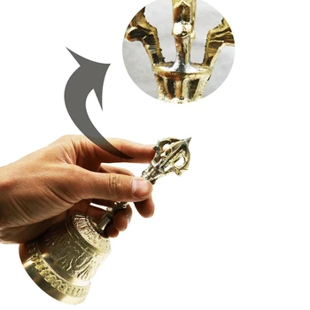 Rankų Darbo FengShui Vertus Bell Arbata Meditacija Signalizacijos Malda Pasisekė Paslaugų Darbalaukio Tibeto Budistų Garsūs Vakarienė Žalvario, Nešiojamų