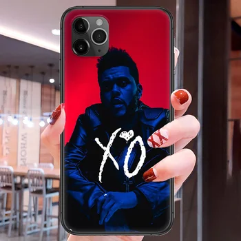 Reperis The Weeknd Telefono Padengti Korpuso iphone 5 5s se 2 6 6s 7 8 12 mini plus X XS XR 11 PRO MAX black gana premjero minkštas