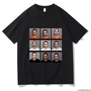 Robert Pattinson Nuolatinis Meme Marškinėliai Kūrybiškumą T-shirt Vyrai Tee Harajuku Rob Trumpas Rankovėmis