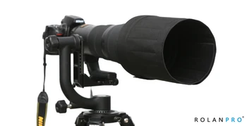 ROLANPRO Objektyvo Gaubtą, Canon 400mm f/4 DO IS USM II teleobjektyvą Sulankstomas Gaubtas lengvas Sulankstomas dilimui Objektyvo Gaubtas