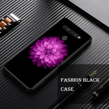 Rose lotoso gėlė, Už LG G8 V30 V35 V40 V50 V60 Q60 K40S K50S K41S K51S K61 K71 K22 ThinQ 5G Telefono dėklas