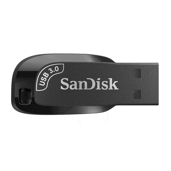 SanDisk USB 3.0 32GB 64GB 128GB 256 GB Flash Diską Mini Pen Drive, Memory Stick Juoda Klavišą Pendrive Su Virvelę Kompiuterių