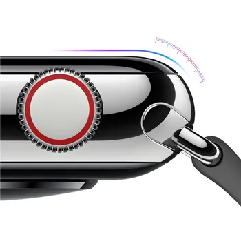 Screen Protector For Apple Watch band 44mm 40mm 42mm/38mm iwatch Minkštas Filmą žiūrėti priedus 