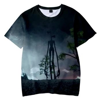 Sirena Galvos 3D Print T-Shirt SCP Siaubo Žaidimas Streetwear Vyrai Moterys Mados Marškinėliai Hip-Hop Vaikų Vaikai Tees Viršūnes Berniukas, Mergaitė, Marškinėlius