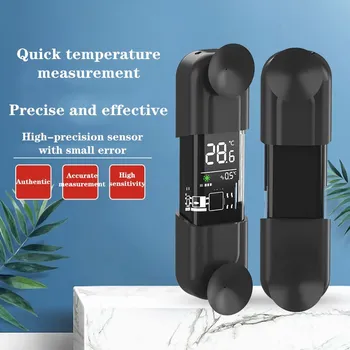 Skaitmeninis Akvariumo Vandens Termometras LCD Ekranas Jutiklis, Valdiklis Laidinio Tikslumo Akvariumas Stebėsenos Indikatorius