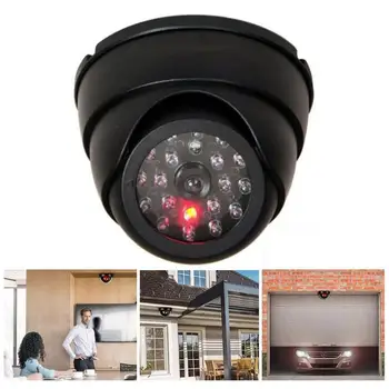Smart Indoor/Outdoor Manekeno Stebėjimo Kamerą Namų Netikrą Saugumo Su VAIZDO Priešrūkiniai Žibintai LED Fotoaparatas Raudonas atsparus Vandeniui Dome Flas K9Y8