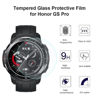 Smartwatch Grūdintas Stiklas skaidrus Apsauginės Plėvelės Apsaugas Huawei Honor GS Pro Sporto Žiūrėti Ekranas Screen Protector Cover