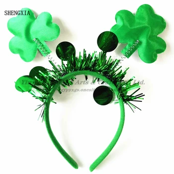 St. Patrick ' s Day party veiklos rekvizitai Airijos Festivalis dobilo serijos lankelis lankelis didmeninės