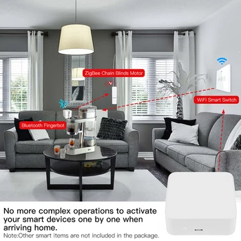 Tuya Smart Vartai Hub Smart Home Tiltas WiFi+Bluetooth-suderinama+Zigbee Multi-mode Vartai Smart Gyvenimo APP Nuotolinio Valdymo