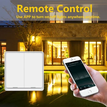 Tuya Smart Wifi Smart Stumkite Jungiklį Smart Home Gyvenimo Sienos Šviesos Jungiklis Paramos Alexa, Google APP Kontrolės Su Tuya ZigBee Vartai