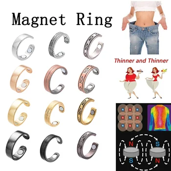 Unisex Magnetinio Atidarymo Reguliuojamas Žiedo Magnetiniai Lieknėjimo Žiedas Lieknėjimo Globos Sporto Numesti Svorio, Riebalų Deginimas, Mados Žiedas
