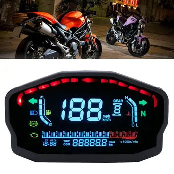 Universalus Motociklas, Spalvotas Ekranas, LCD Skaitmeninis Tachometras, Spidometras Odometras