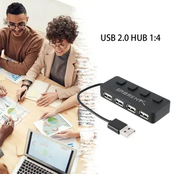 USB šakotuvas 2.0 High Speed4 Uostą, Visi Už Vieną 