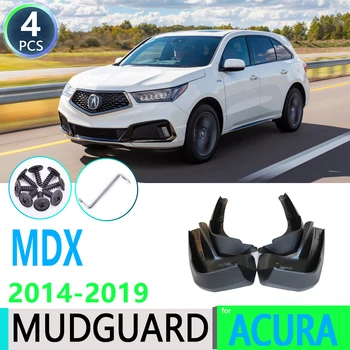 Už Acura MDX YD3~2019 2016 2017 2018 Automobilio Sparnas Mudguard Purvo Atvartais Guard Splash Atvartu, Automobilių Reikmenys