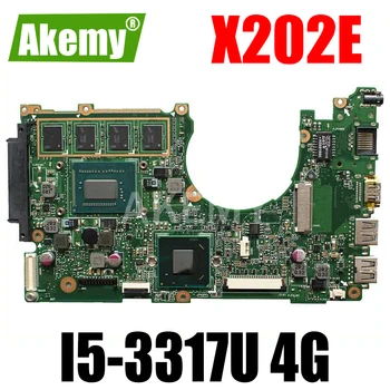Už ASUS I5-3317U 4G/Atminties X202E X201E S200E X201EP nešiojamas plokštė išbandyti darbo, originalus mainboard