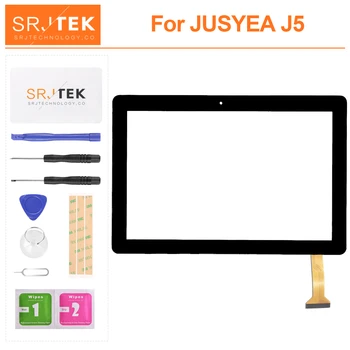 Už JUSYEA J5 Ekranas Tablet PC Išorės Capacitive Jutiklinis Ekranas skaitmeninis keitiklis Asamblėjos Pakeitimo Išorinis Stiklas, Jutiklis Touch Panel
