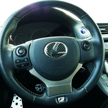 Už Lexus IS F Sport GS ES RX NX Anglies Pluošto Vairas Emblema, lipdukas, Decal