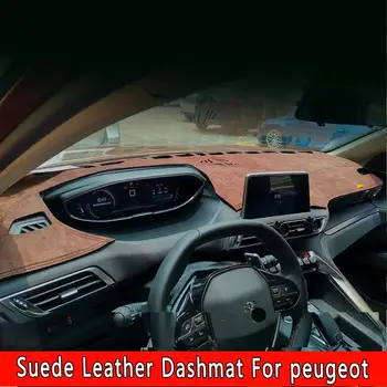 Už Peugeot 208 2008 m. 308 408 308sW 307 301 4008 3008 5008 508 Verstos Odos Dashmat prietaisų Skydelio Apima Trinkelėmis Brūkšnys Kilimėlis Automobilio stiliaus