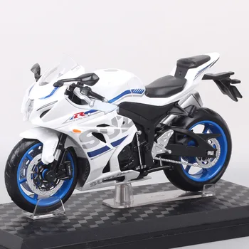 Vaikai 1/12 Masto 2018 Suzuki GSX-R1000 Sporto Lenktynių Motociklo modelis Diecasts & Žaislinės Transporto priemonės moto dviračiai žaislų Kopijomis Dovana Stendas