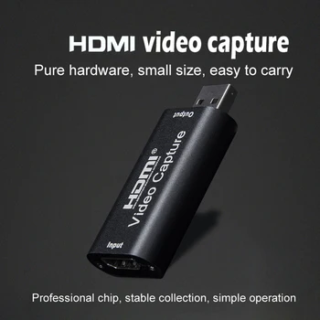 Vaizdo Derintuvais (tiuneriais) Langelį Grabber Suderinama Mini USB 3.0 HDMI suderinamus Užfiksuoti Kortelės Live Vaizdo Įrašymo Langelį 