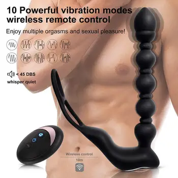 Vibracija Moteris Vyras Butt Plug Masturbacija Analinis Suaugusiųjų Sekso Žaislai Prostatos Masažas Belaidžio Nuotolinio Valdymo Klitorio Stimuliatorius
